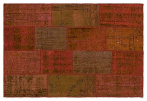 Apex Patchwork Unique Turuncu 33858 120 cm X 180 cm - 1
