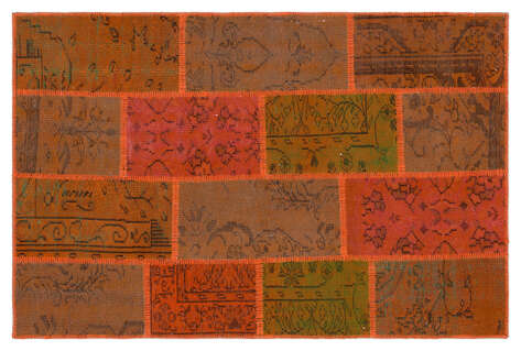 Apex Patchwork Unique Turuncu 33860 120 cm X 182 cm - 1