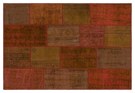 Apex Patchwork Unique Turuncu 33862 120 cm X 178 cm - 1