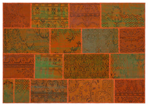 Apex Patchwork Unique Turuncu 33880 160 cm X 230 cm - 1