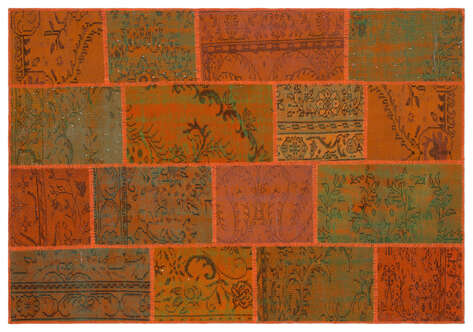 Apex Patchwork Unique Turuncu 33894 160 cm X 230 cm - 1