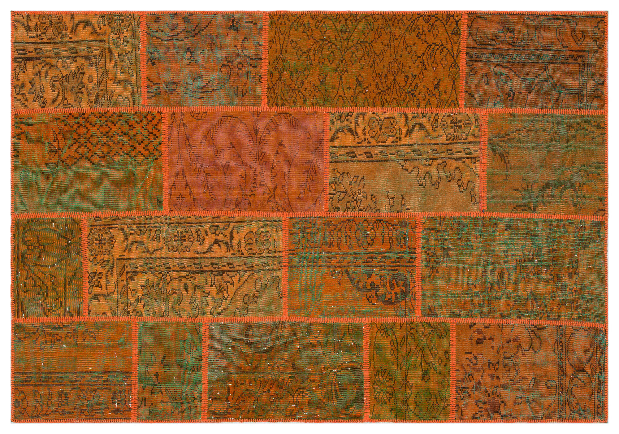 Apex Patchwork Unique Turuncu 33904 160 cm X 230 cm