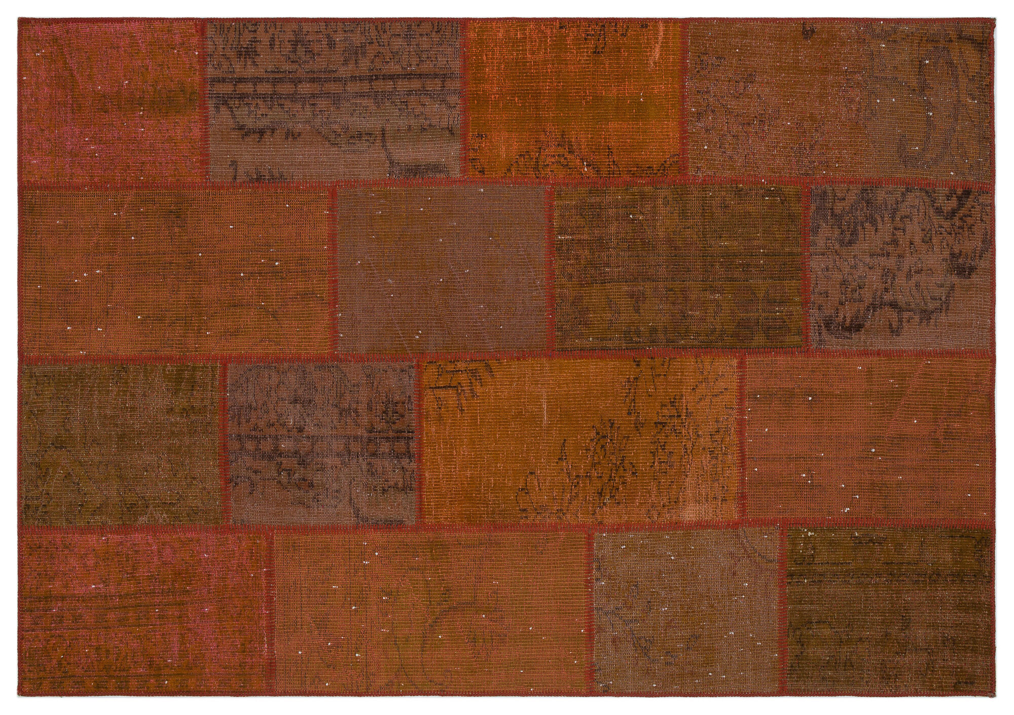 Apex Patchwork Unique Turuncu 33905 160 cm X 230 cm