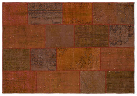 Apex Patchwork Unique Turuncu 33905 160 cm X 230 cm - 1