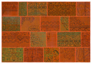 Apex Patchwork Unique Turuncu 33906 160 cm X 230 cm (1)