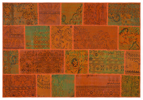 Apex Patchwork Unique Turuncu 33910 160 cm X 230 cm - 1
