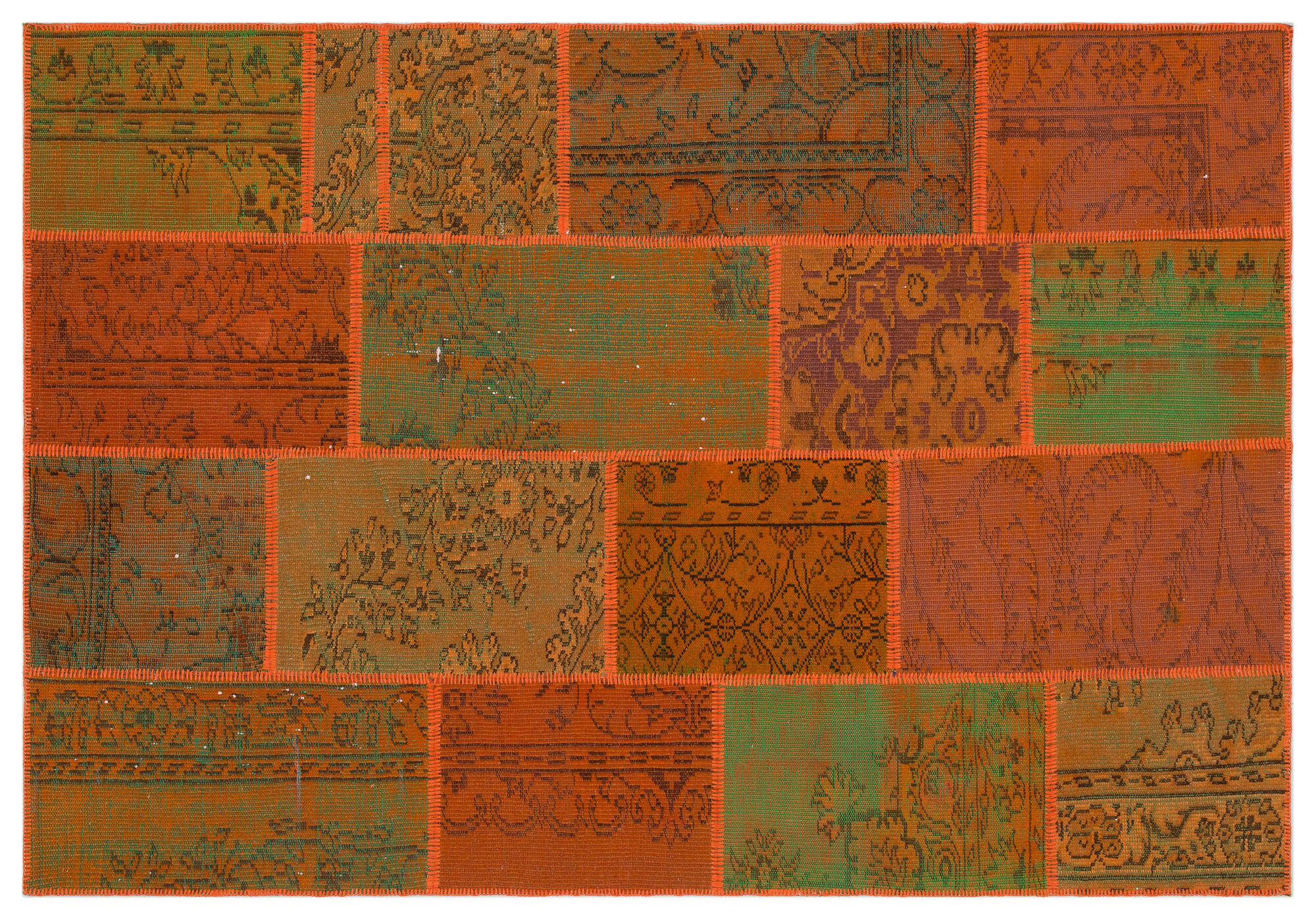 Apex Patchwork Unique Turuncu 33929 160 cm X 230 cm