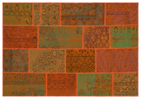 Apex Patchwork Unique Turuncu 33929 160 cm X 230 cm - 1