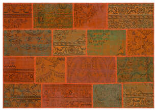 Apex Patchwork Unique Turuncu 33955 160 cm X 230 cm (1)