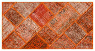 Apex Patchwork Unique Turuncu 35411 081 cm X 154 cm (1)
