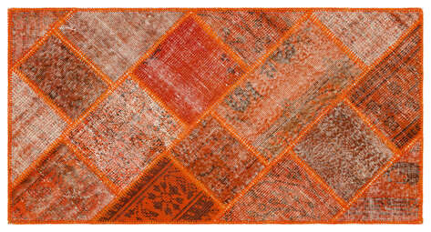 Apex Patchwork Unique Turuncu 35411 081 cm X 154 cm - 1