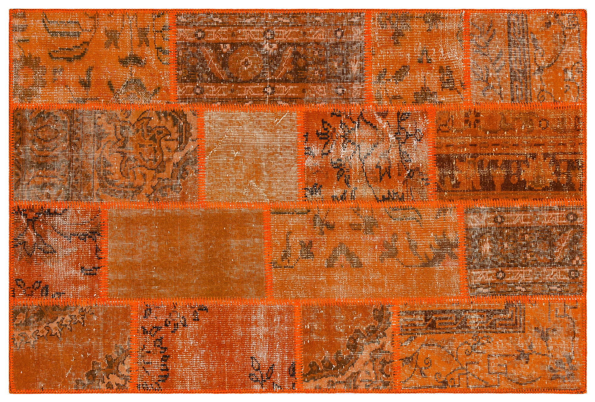 Apex Patchwork Unique Turuncu 36484 121 cm X 181 cm
