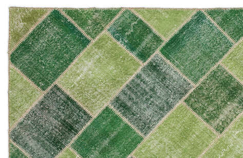 Apex Patchwork Unique Yeşil 2059 160 cm X 230 cm - 2