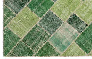 Apex Patchwork Unique Yeşil 2059 160 cm X 230 cm (4)