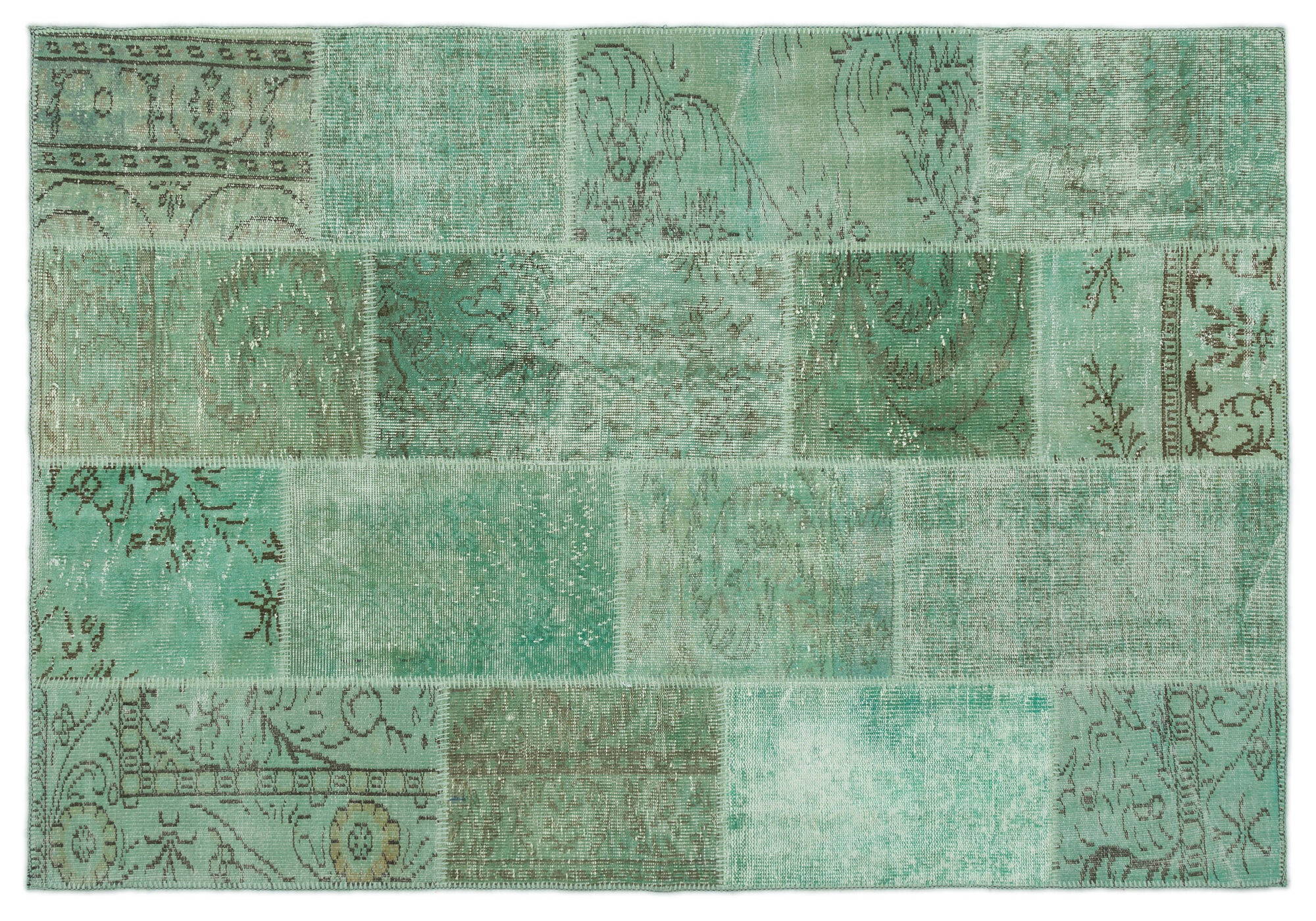 Apex Patchwork Unique Yeşil 20769 160 cm X 230 cm