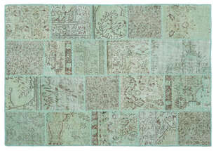 Apex Patchwork Unique Yeşil 20875 160 cm X 231 cm (1)