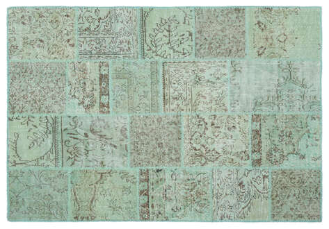 Apex Patchwork Unique Yeşil 20875 160 cm X 231 cm - 1