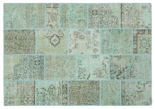 Apex Patchwork Unique Yeşil 20889 160 cm X 232 cm (1)