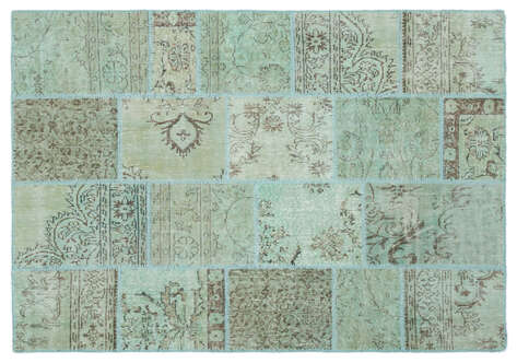 Apex Patchwork Unique Yeşil 20889 160 cm X 232 cm - 1