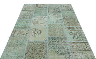 Apex Patchwork Unique Yeşil 20889 160 cm X 232 cm (3)
