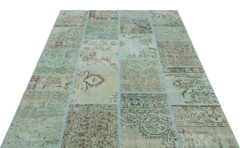 Apex Patchwork Unique Yeşil 20889 160 cm X 232 cm - 3