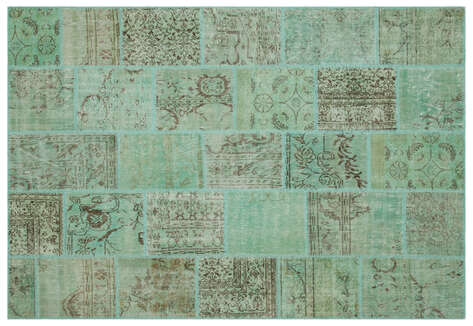 Apex Patchwork Unique Yeşil 21931 191 cm X 283 cm - 1