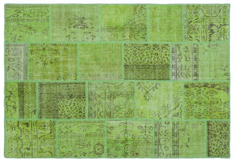 Apex Patchwork Unique Yeşil 21963 160 cm X 230 cm - 1