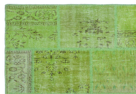 Apex Patchwork Unique Yeşil 21963 160 cm X 230 cm - 5