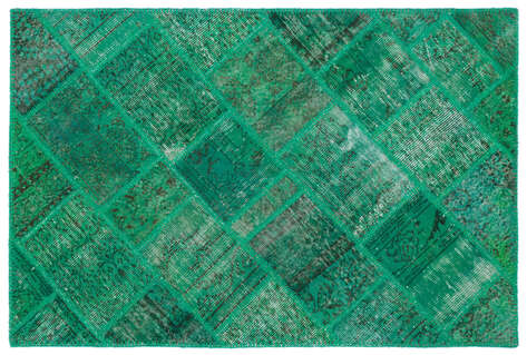 Apex Patchwork Unique Yeşil 22172 120 cm X 180 cm - 1