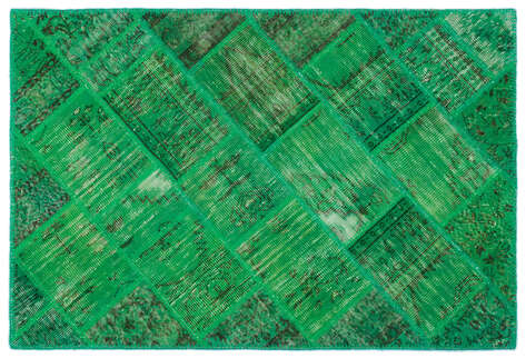Apex Patchwork Unique Yeşil 24897 120 cm X 180 cm - 1