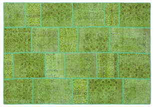 Apex Patchwork Unique Yeşil 24945 160 cm X 230 cm (1)