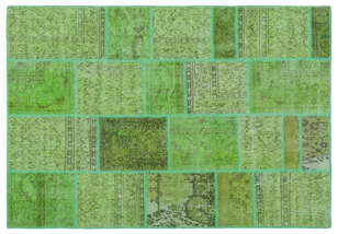Apex Patchwork Unique Yeşil 24948 160 cm X 230 cm (1)