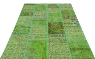 Apex Patchwork Unique Yeşil 24948 160 cm X 230 cm (3)