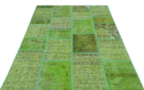 Apex Patchwork Unique Yeşil 24948 160 cm X 230 cm - 3