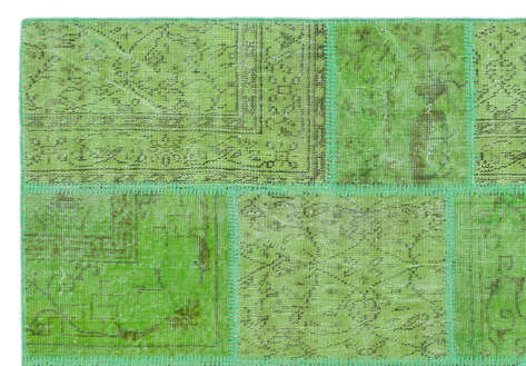 Apex Patchwork Unique Yeşil 24948 160 cm X 230 cm - 5