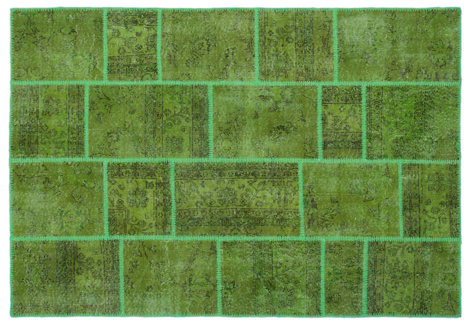 Apex Patchwork Unique Yeşil 24949 160 cm X 230 cm