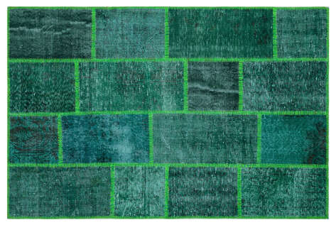 Apex Patchwork Unique Yeşil 26250 120 cm X 180 cm - 1
