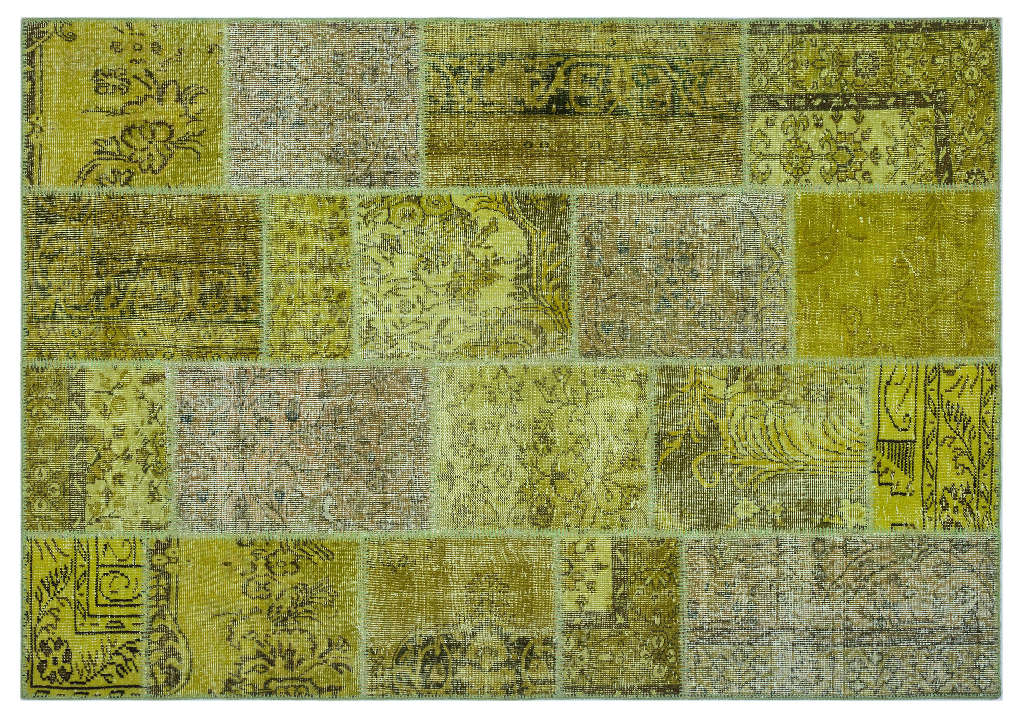 Apex Patchwork Unique Yeşil 26295 160 cm X 230 cm