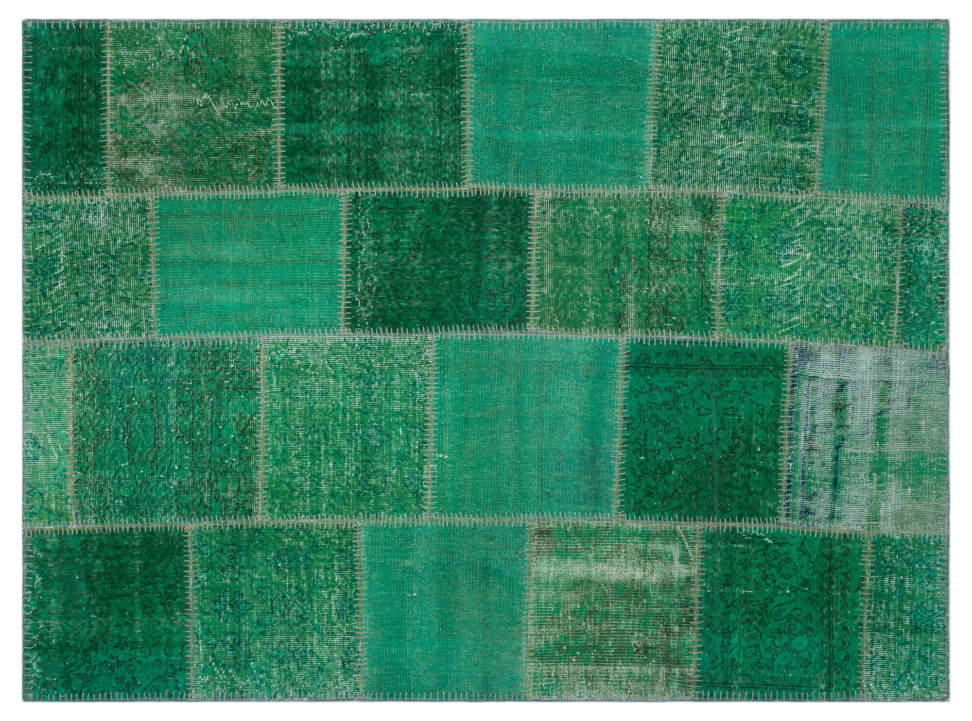 Apex Patchwork Unique Yeşil 26392 160 cm X 221 cm