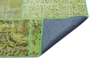 Apex Patchwork Unique Yeşil 26422 160 cm X 232 cm (2)