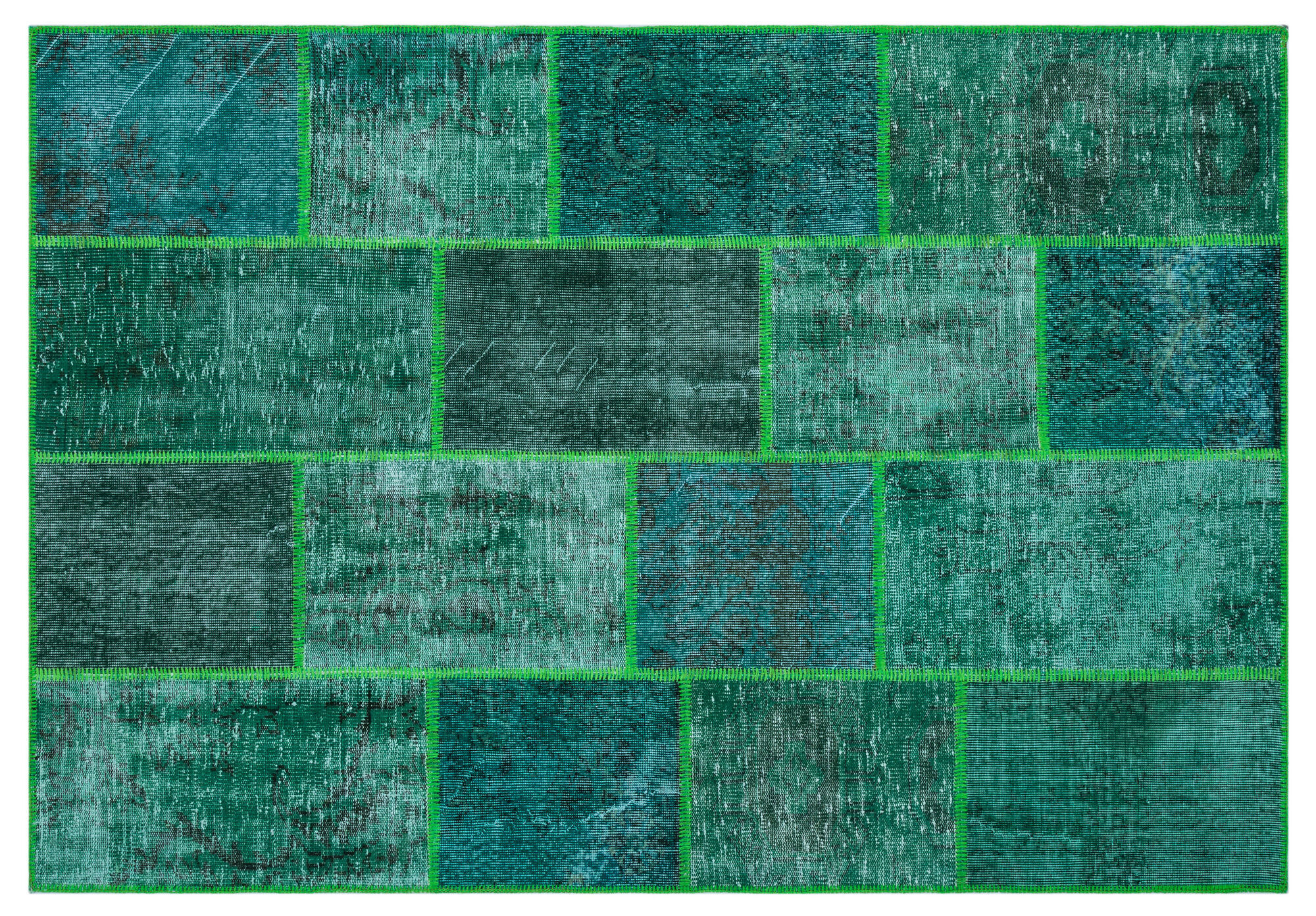 Apex Patchwork Unique Yeşil 26465 160 cm X 230 cm