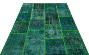 Apex Patchwork Unique Yeşil 26465 160 cm X 230 cm (3)