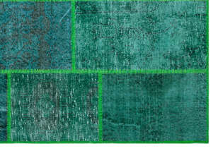 Apex Patchwork Unique Yeşil 26465 160 cm X 230 cm (4)