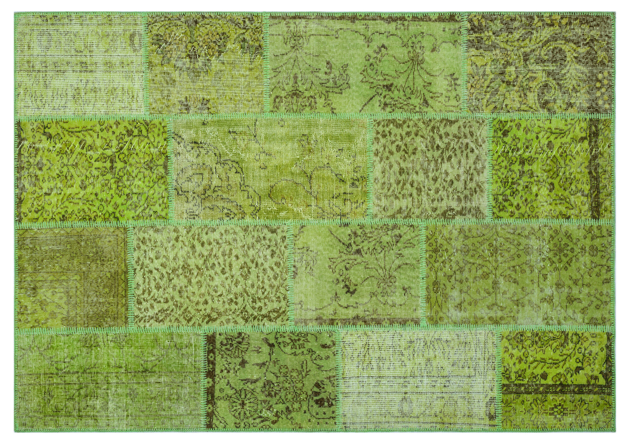 Apex Patchwork Unique Yeşil 26477 160 cm X 230 cm