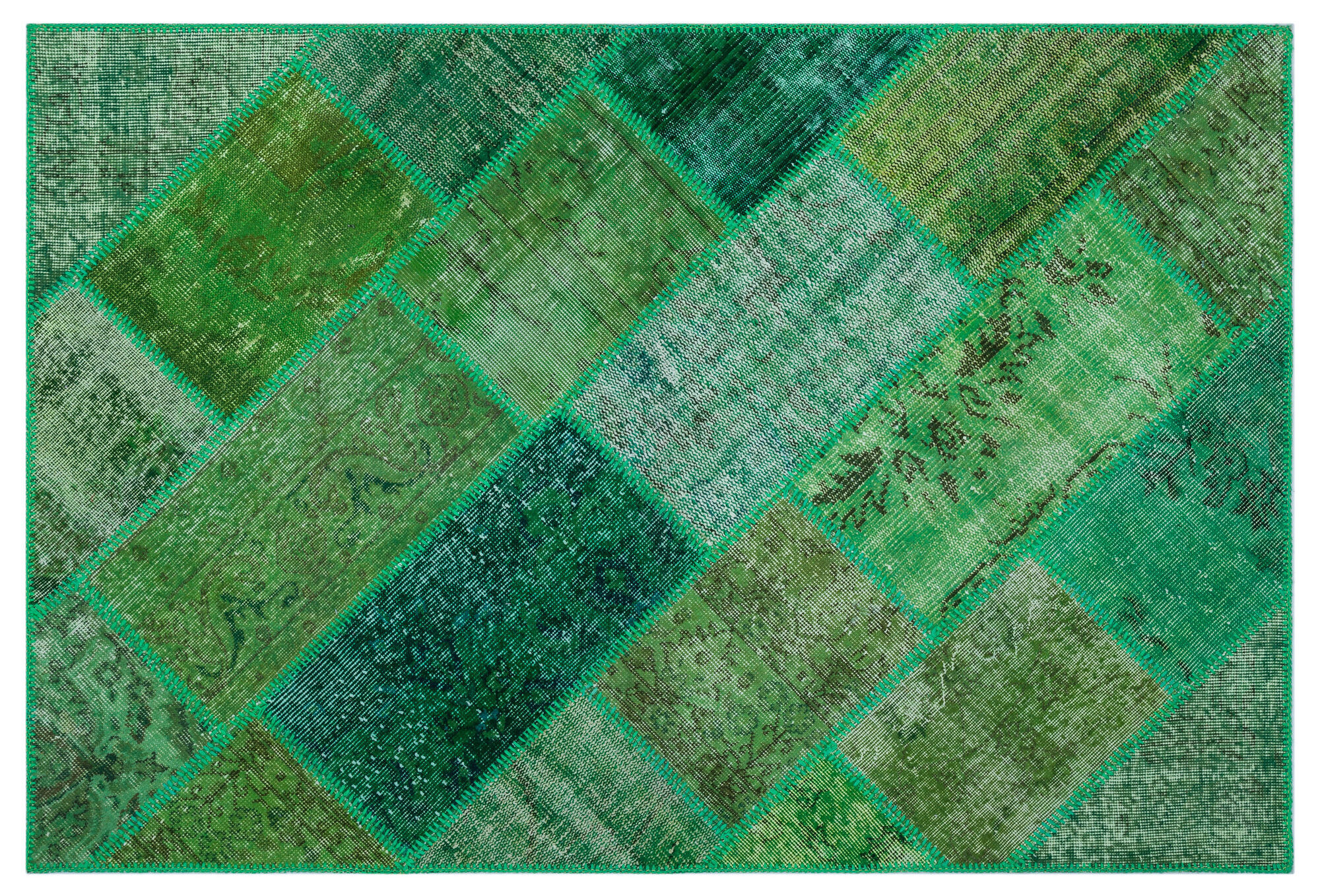 Apex Patchwork Unique Yeşil 26621 120 cm X 180 cm
