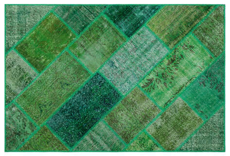 Apex Patchwork Unique Yeşil 26621 120 cm X 180 cm - 1