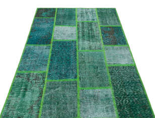 Apex Patchwork Unique Yeşil 31199 120 cm X 180 cm (3)