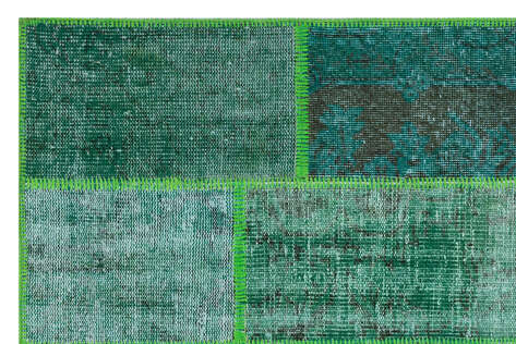 Apex Patchwork Unique Yeşil 31199 120 cm X 180 cm - 5