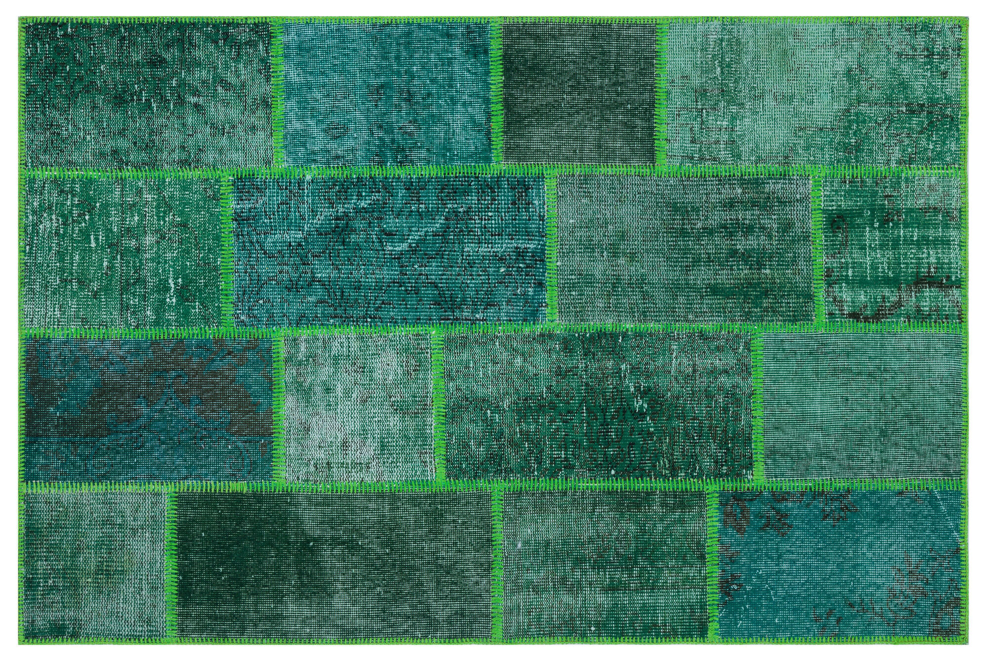 Apex Patchwork Unique Yeşil 31206 120 cm X 180 cm