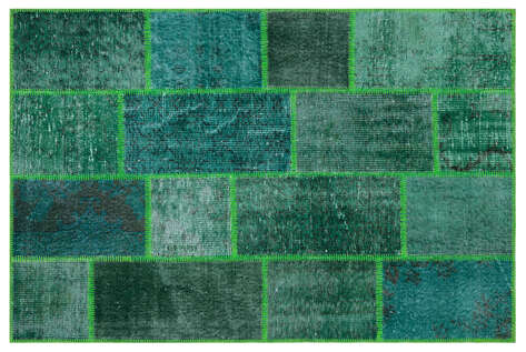 Apex Patchwork Unique Yeşil 31206 120 cm X 180 cm - 1